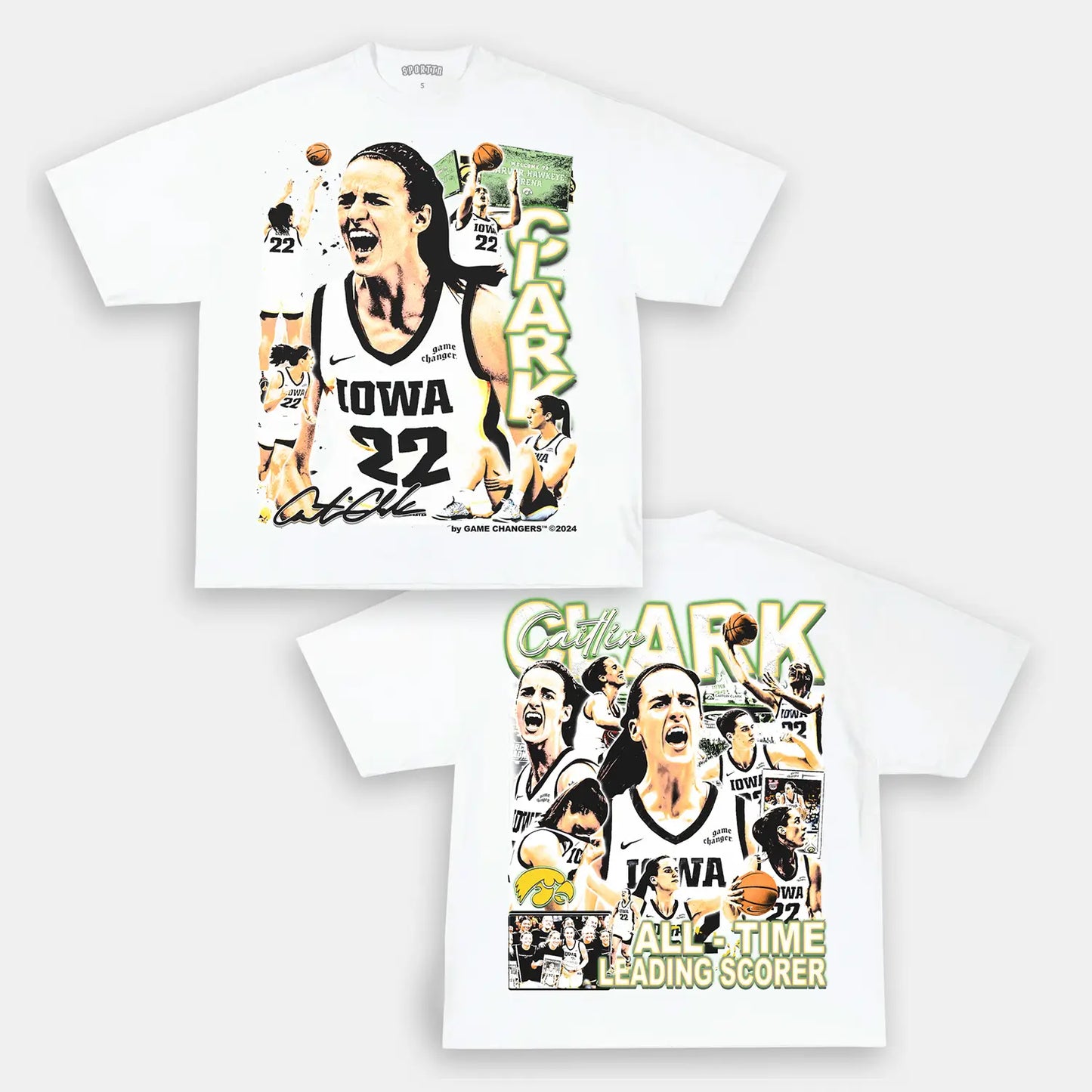 CAITLIN CLARK V2 TEE - [DS] Style001 - clothing by TeeHivey.com (Image 2)