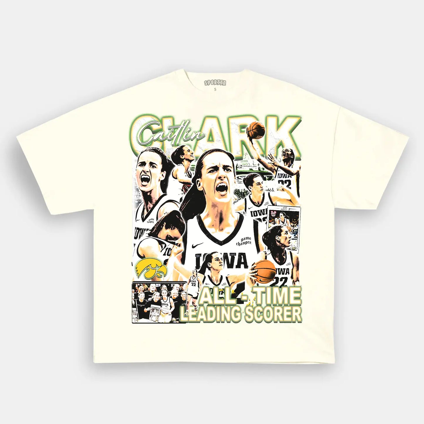 CAITLIN CLARK V3 TEE Style002 - clothing by TeeHivey.com (Image 3)
