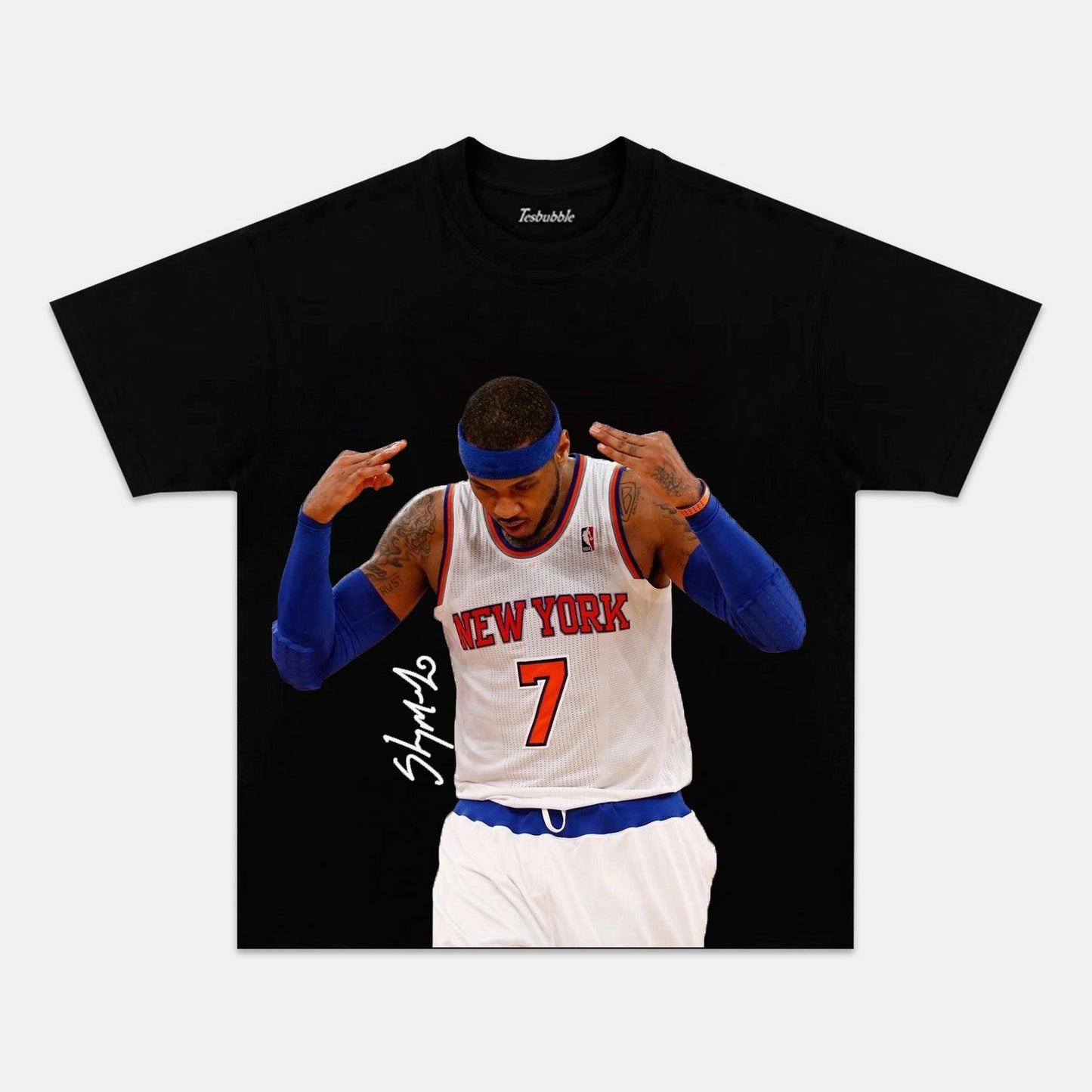 CARMELO ANTHONY AUTOGRAPH TEE - clothing by TeeHivey.com (Image 1)