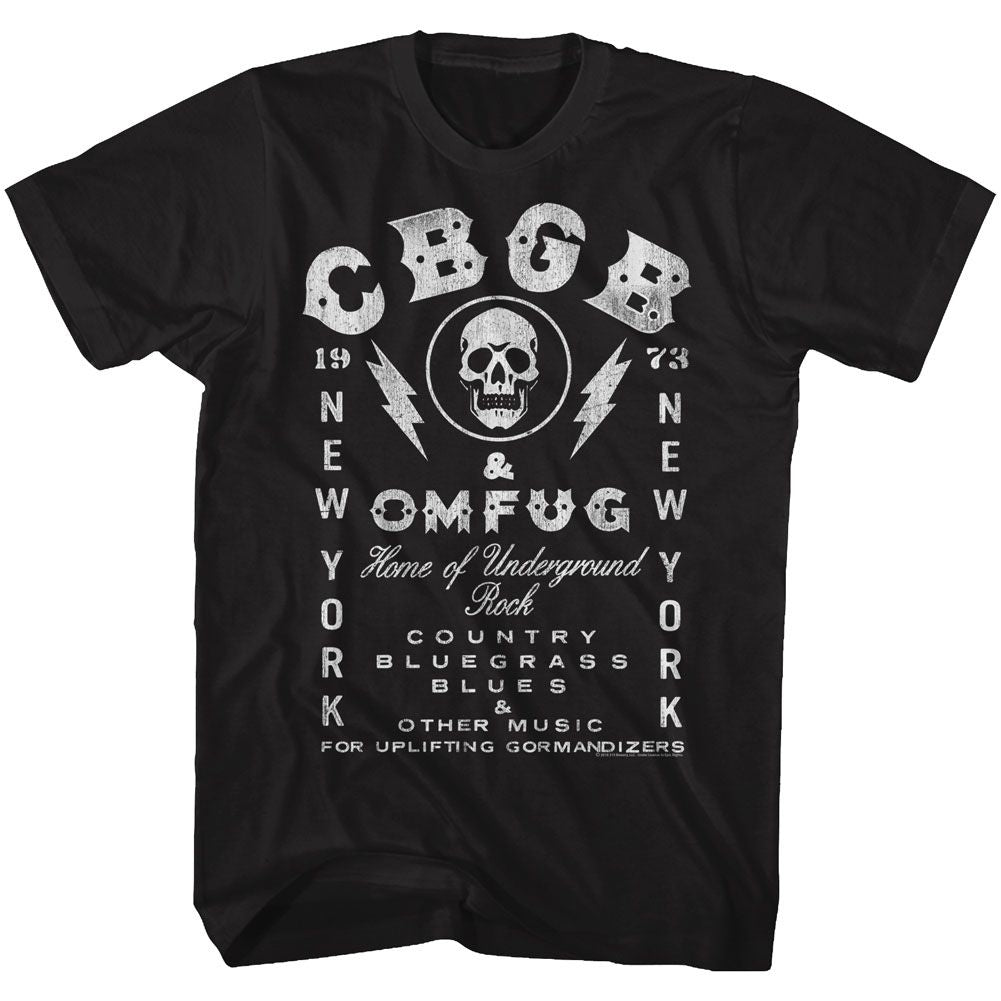 CBGB - OMFUG - Short Sleeve - Adult - T-Shirt - clothing by TeeHivey.com