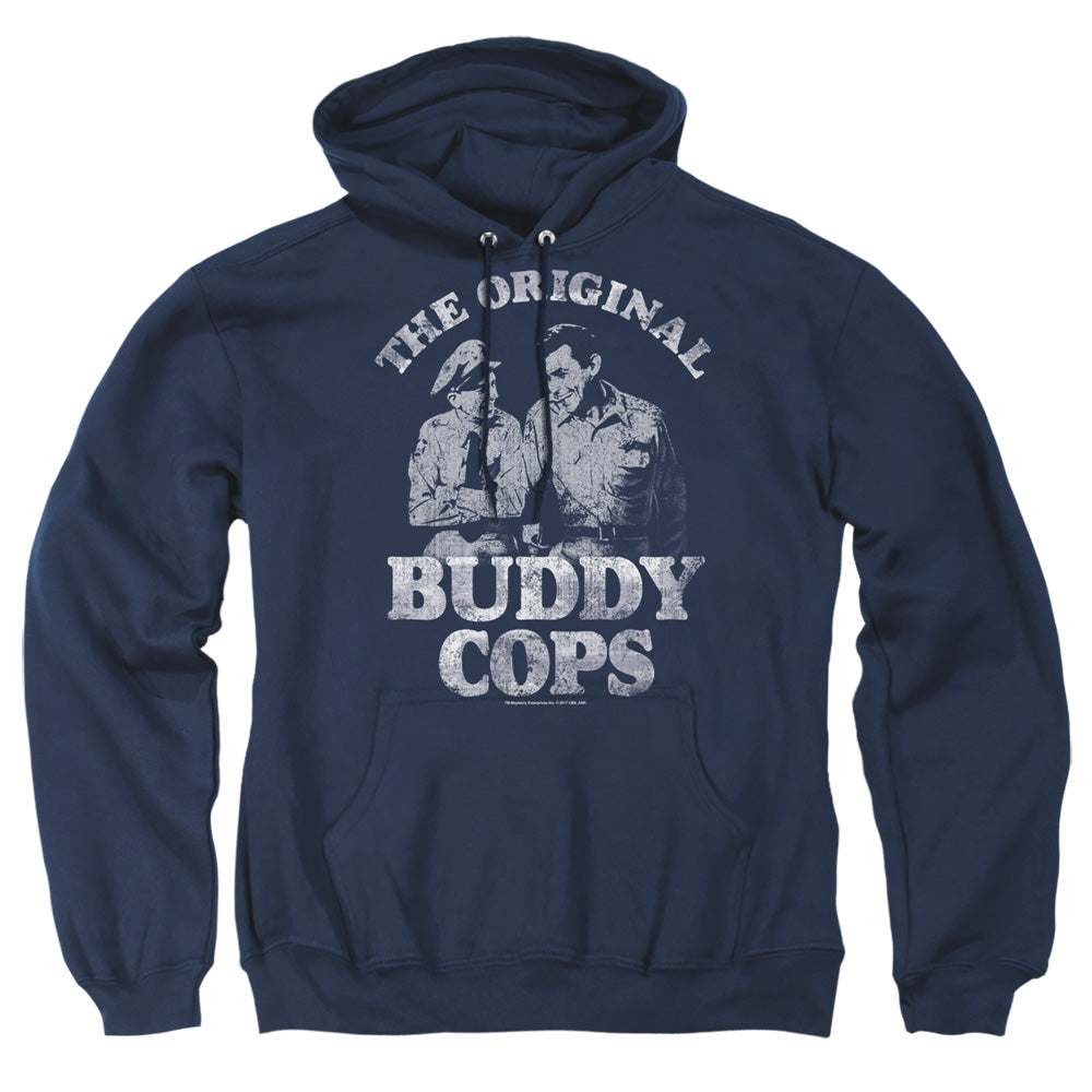 Andy Griffith Buddy Cops Mens Hoodie Navy - clothing by TeeHivey.com (Image 4)