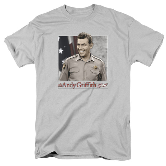 Andy Griffith All American Mens T Shirt Silver - clothing by TeeHivey.com (Image 1)