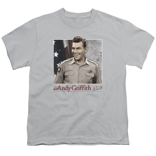 Andy Griffith All American Kids Youth T Shirt Silver - clothing by TeeHivey.com (Image 1)