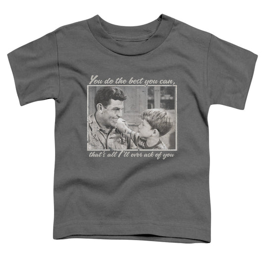 Andy Griffith Wise Words Toddler Kids Youth T Shirt Charcoal - clothing by TeeHivey.com