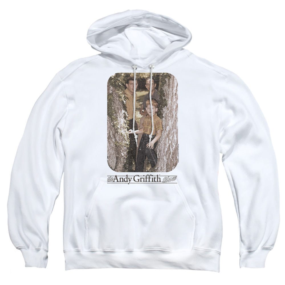 Andy Griffith Tree Photo Mens Hoodie White - clothing by TeeHivey.com (Image 2)