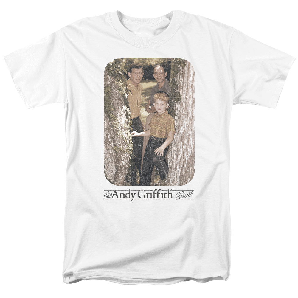 Andy Griffith Tree Photo Mens T Shirt White - clothing by TeeHivey.com (Image 1)