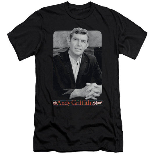 Andy Griffith Classic Andy Slim Fit Mens T Shirt Black - clothing by TeeHivey.com