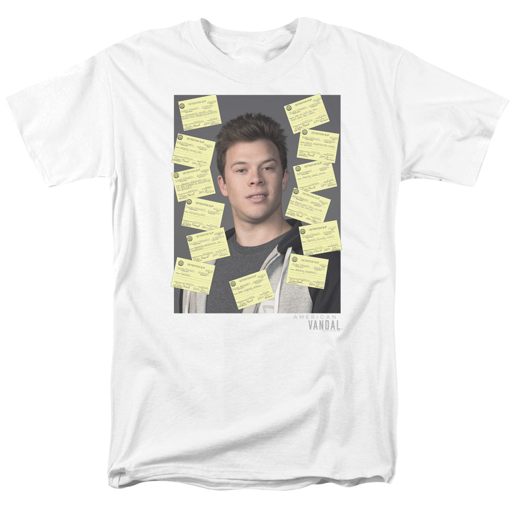 American Vandal Detention Mens T Shirt White - clothing by TeeHivey.com (Image 3)