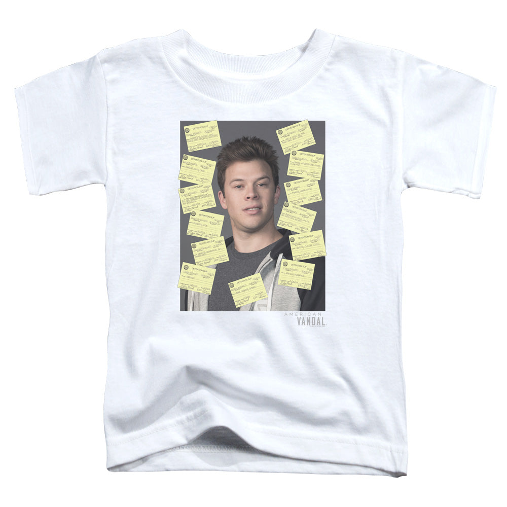American Vandal Detention Toddler Kids Youth T Shirt White - clothing by TeeHivey.com