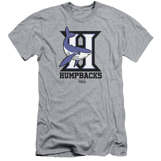 American Vandal Humpbacks Slim Fit Mens T Shirt Athletic Heather