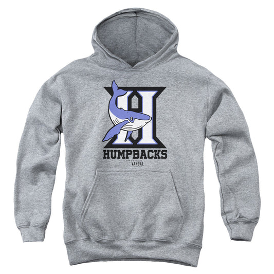 American Vandal Humpbacks Kids Youth Hoodie Athletic Heather - clothing by TeeHivey.com (Image 1)