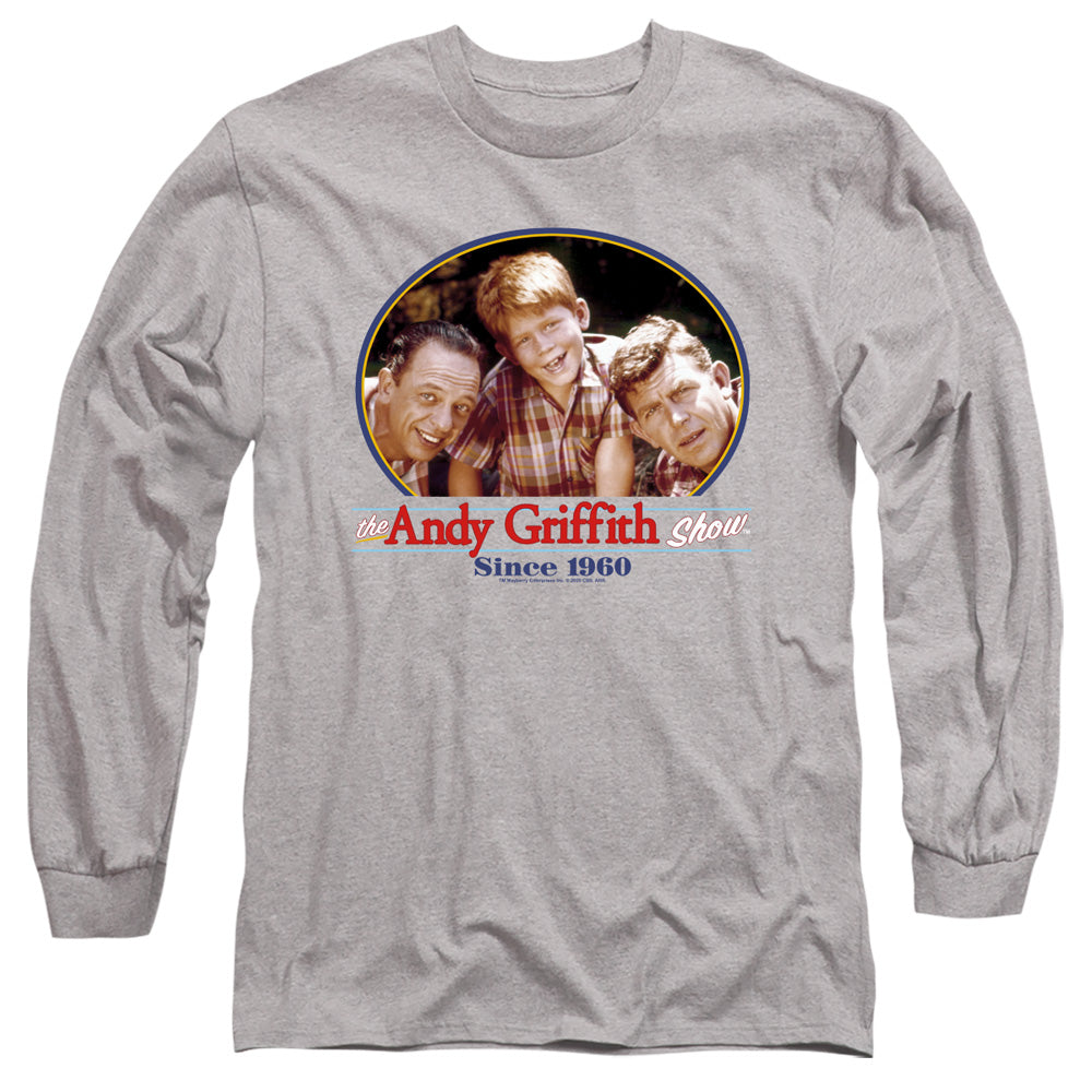 Andy Griffith Andy Since 1960 Mens Long Sleeve Shirt Athletic Heather - clothing by TeeHivey.com (Image 2)