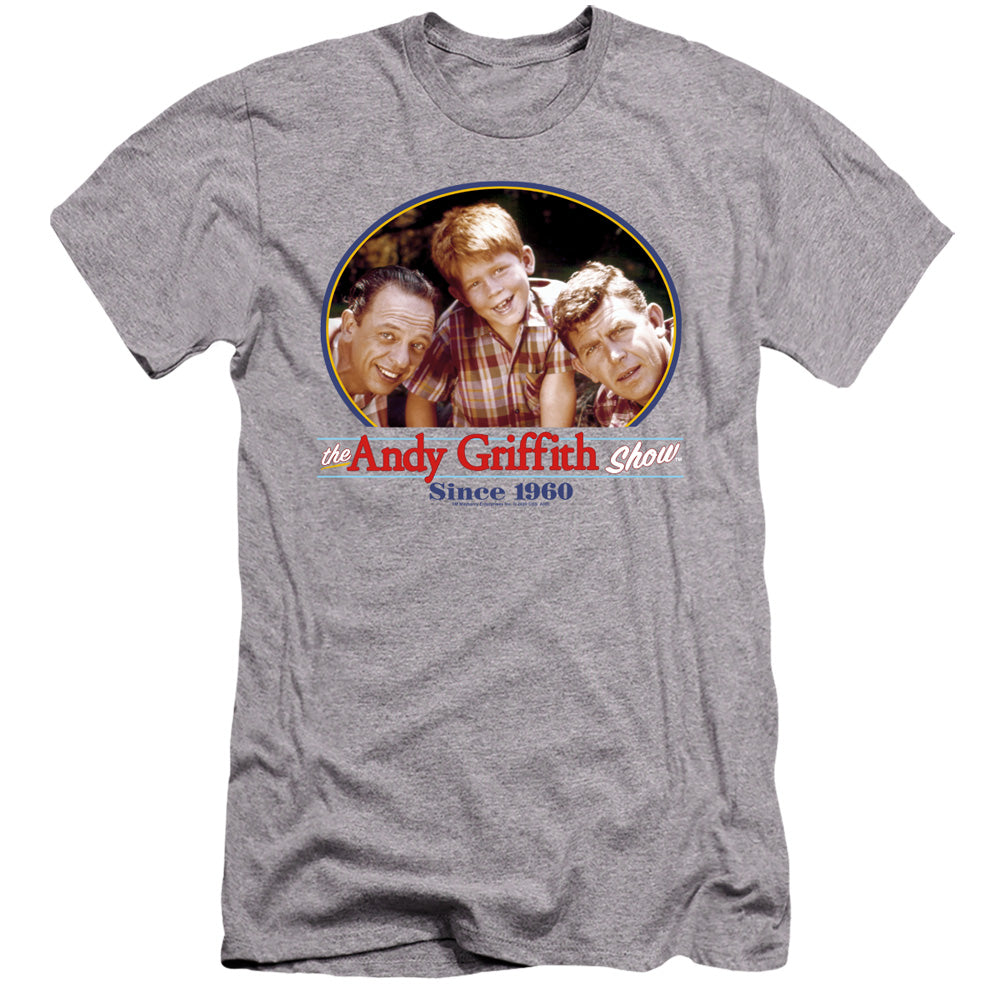 Andy Griffith Andy Since 1960 Hbo Premium Bella Canvas Slim Fit Mens T Shirt Athletic Heather (Image 1)
