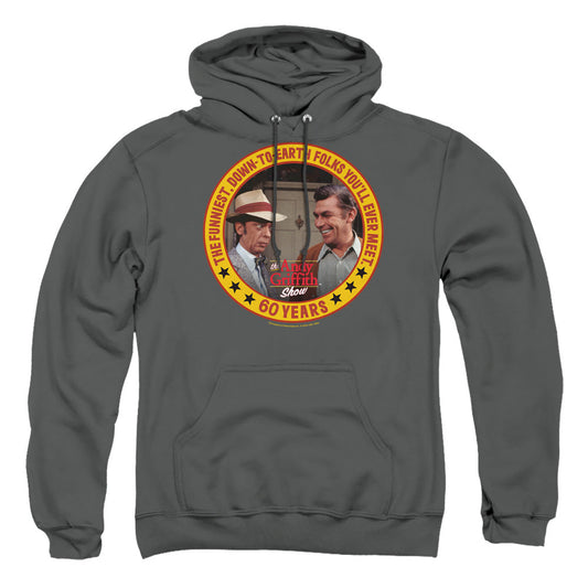 Andy Griffith 60 Years Mens Hoodie Charcoal - clothing by TeeHivey.com (Image 1)