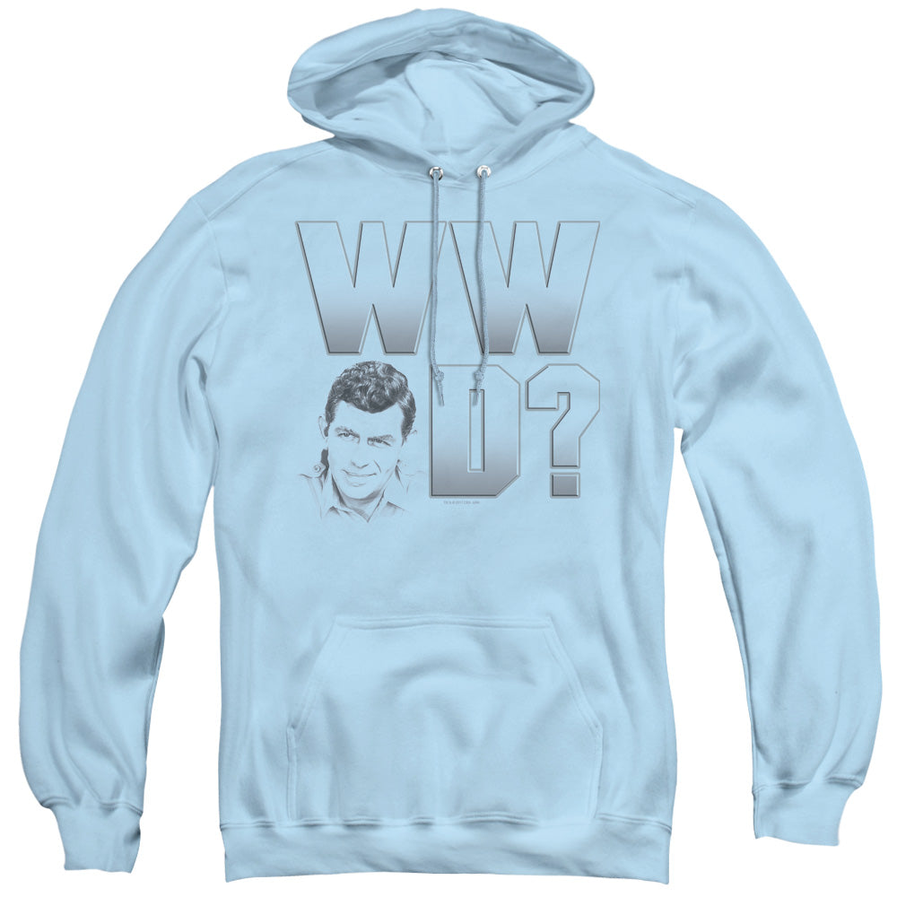 Andy Griffith Wwad Mens Hoodie Light Blue - clothing by TeeHivey.com (Image 1)