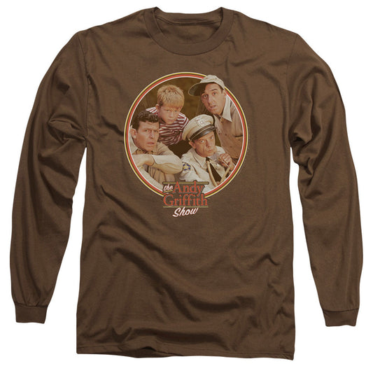 Andy Griffith Boys Club Mens Long Sleeve Shirt Coffee