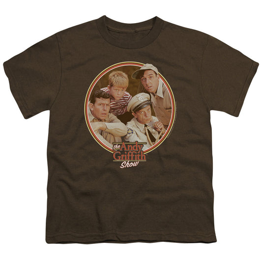Andy Griffith Boys Club Kids Youth T Shirt Coffee - clothing by TeeHivey.com (Image 1)