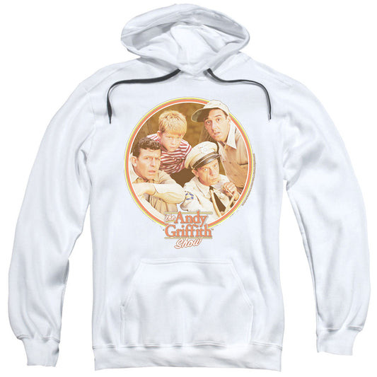 Andy Griffith Boys Club Mens Hoodie White