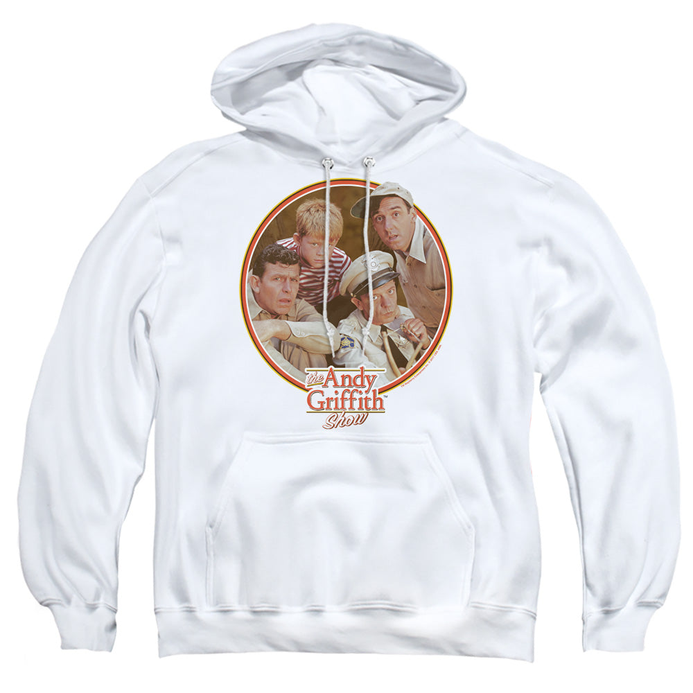 Andy Griffith Boys Club Mens Hoodie White