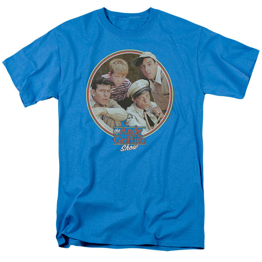 Andy Griffith Boys Club Mens T Shirt Turquoise
