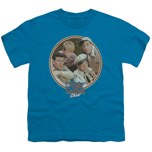 Andy Griffith Boys Club Kids Youth T Shirt Turquoise