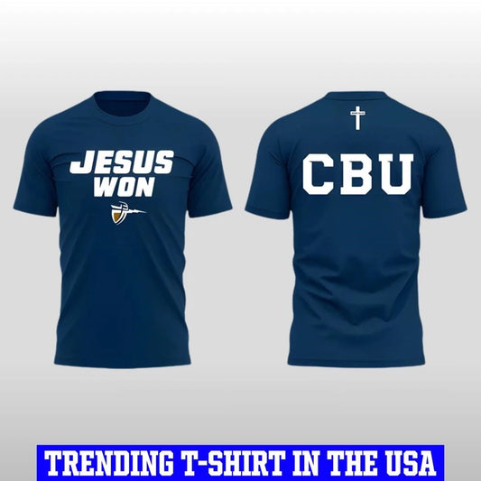 CBU Baseball JESUS WON Shirt