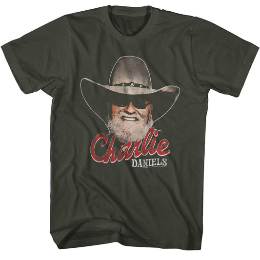 Charlie Daniels Band - Smiling Charlie - Short Sleeve - Adult - T-Shirt - clothing by TeeHivey.com