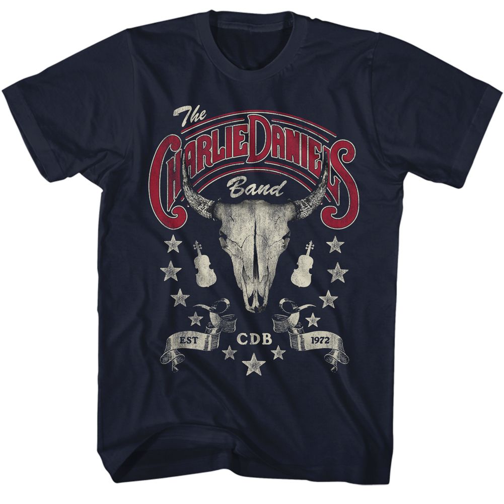 Charlie Daniels Band - Est 1972 - Short Sleeve - Adult - T-Shirt - clothing by TeeHivey.com