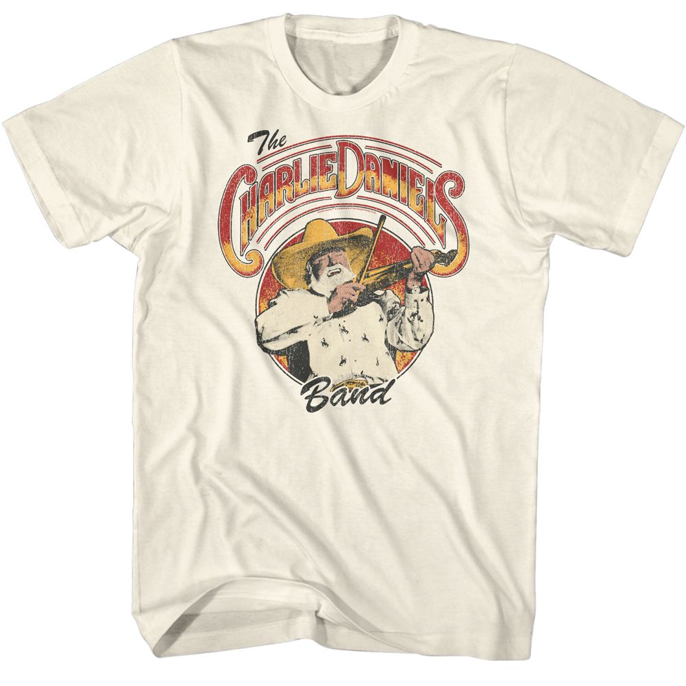 Charlie Daniels Band - Logo & Fiddlin 2 - Short Sleeve - Adult - T-Shirt - clothing by TeeHivey.com