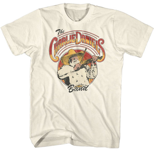 Charlie Daniels Band - Logo & Fiddlin 2 - Short Sleeve - Adult - T-Shirt - clothing by TeeHivey.com