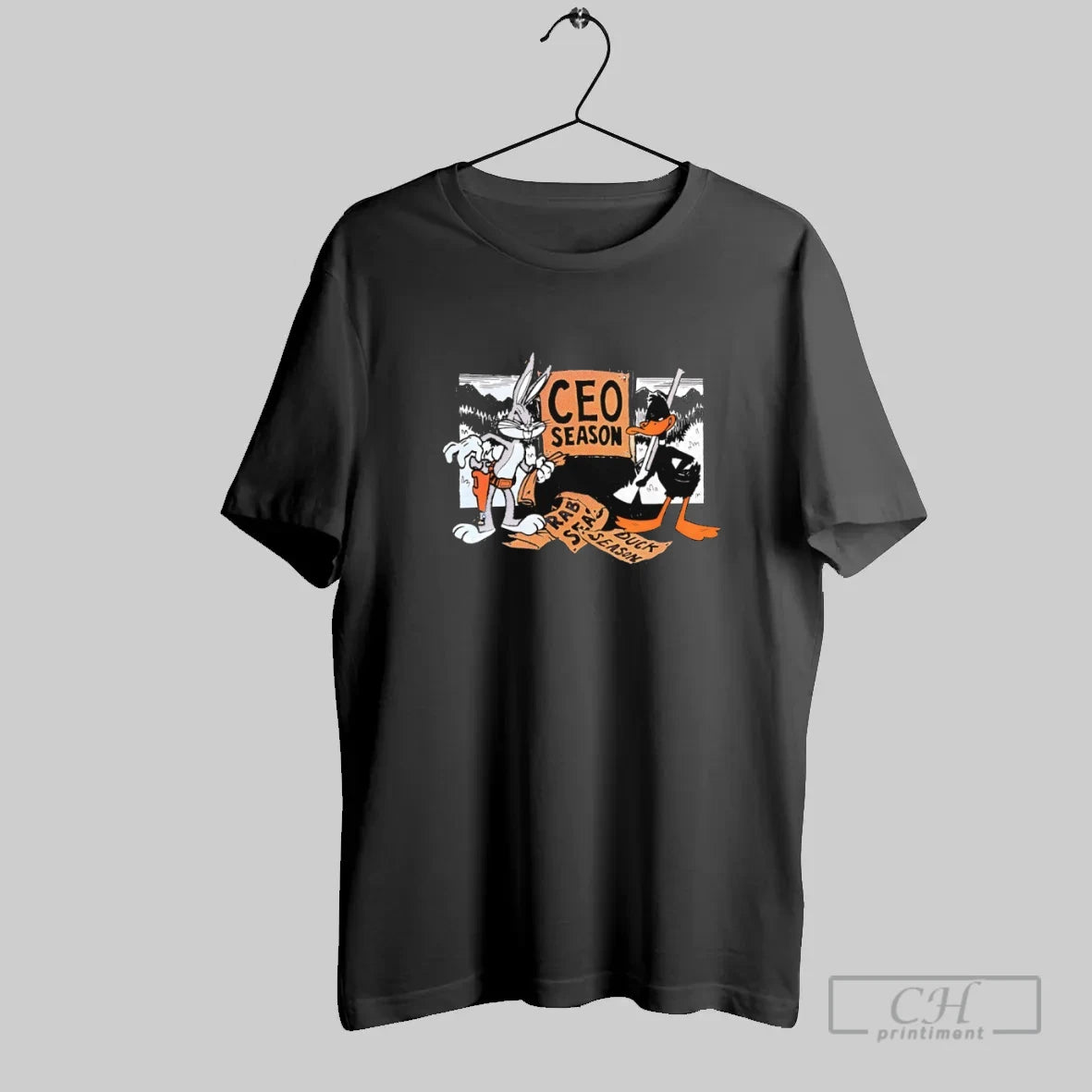 Ceo Season Rabbit And Duck Cartoon - clothing by TeeHivey.com
