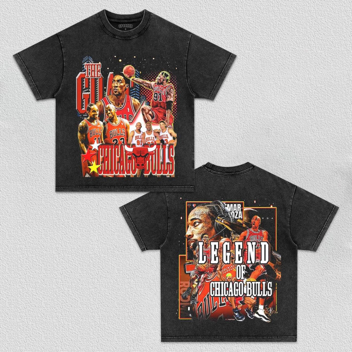 CHICAGO BULLS TEE Style002 - clothing by TeeHivey.com (Image 2)