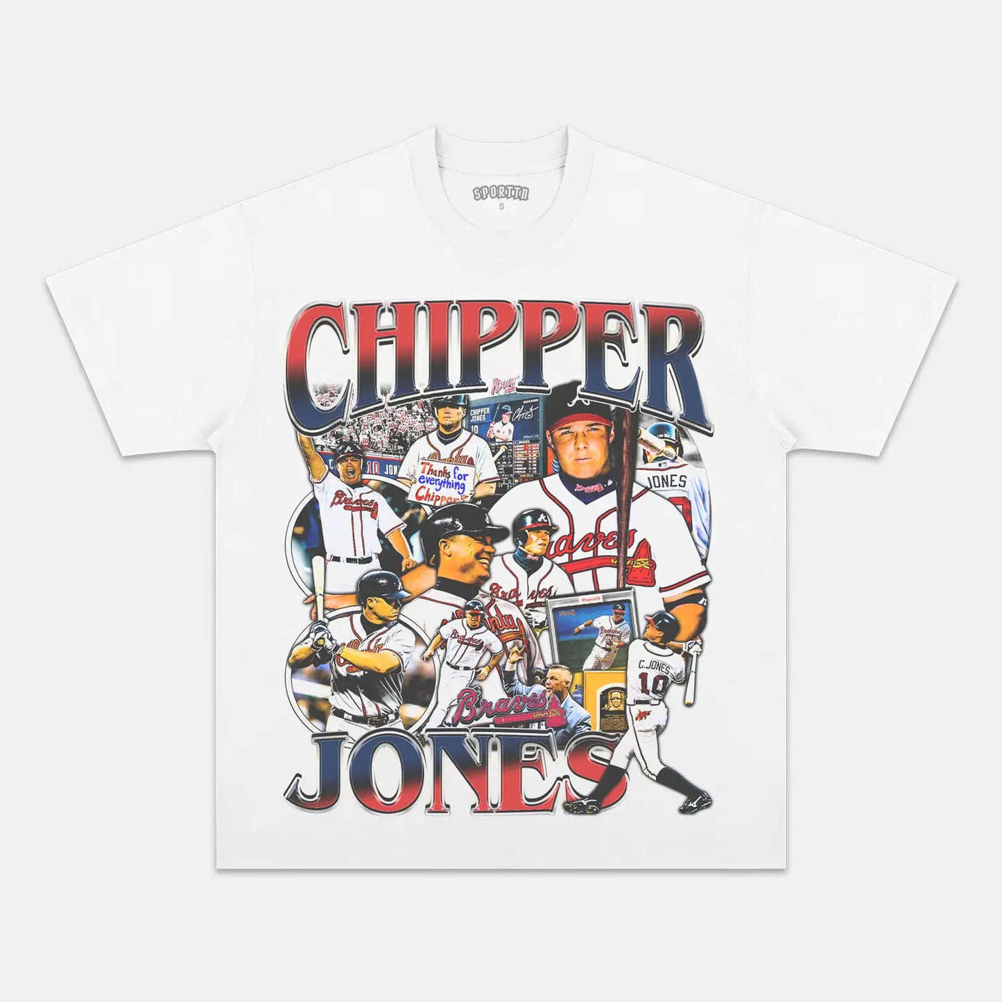 CHIPPER JONES TEE Style003 - clothing by TeeHivey.com (Image 2)