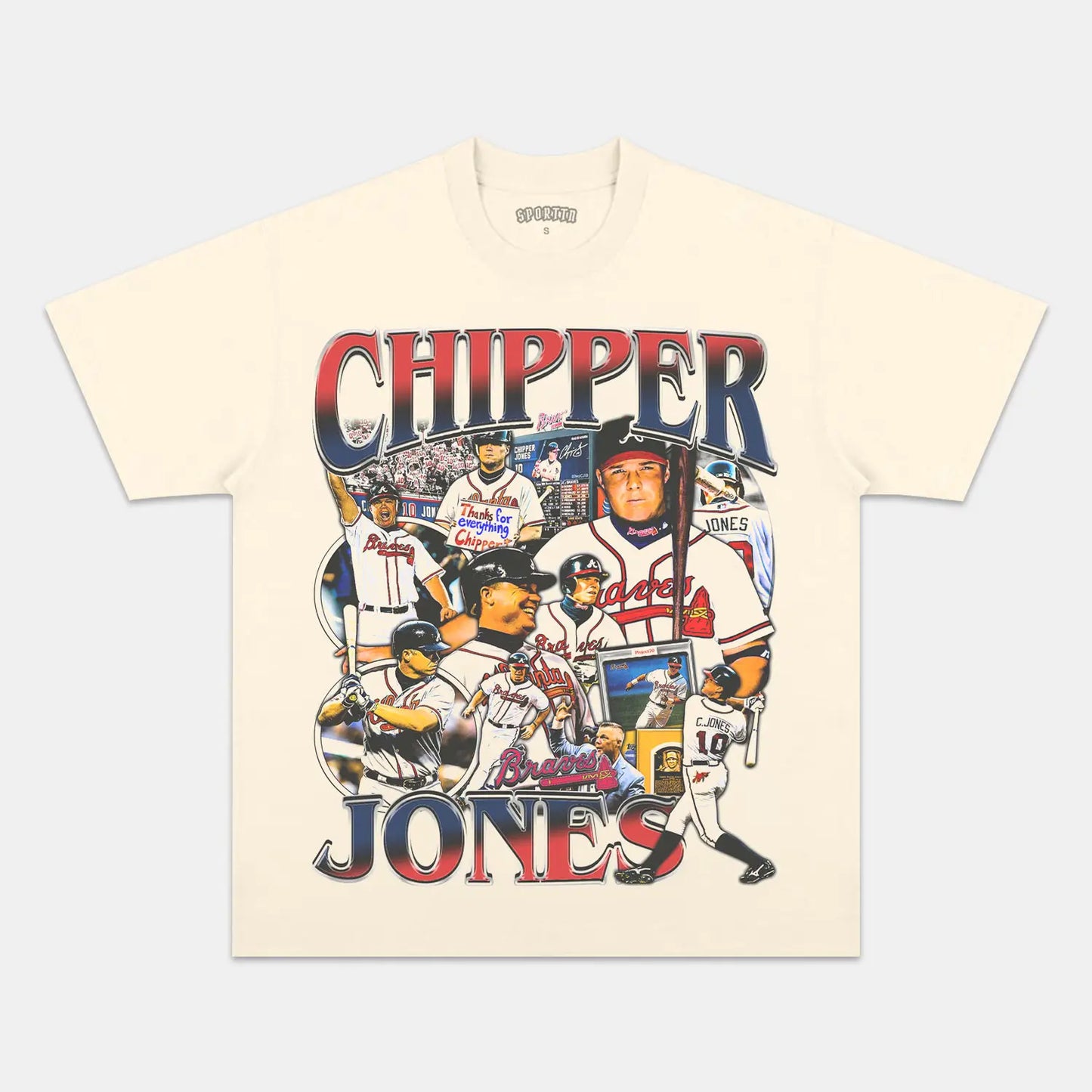 CHIPPER JONES TEE Style003 - clothing by TeeHivey.com (Image 3)