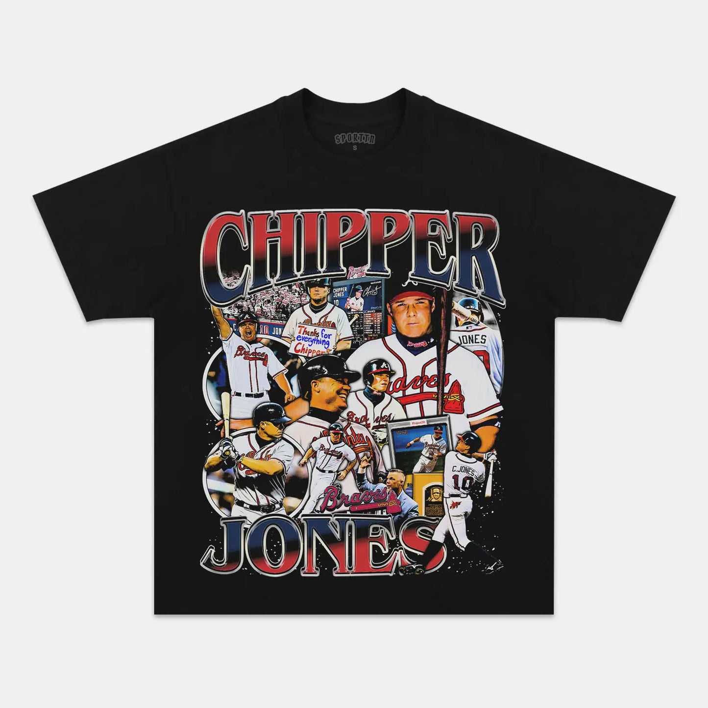 CHIPPER JONES TEE Style003 - clothing by TeeHivey.com (Image 1)