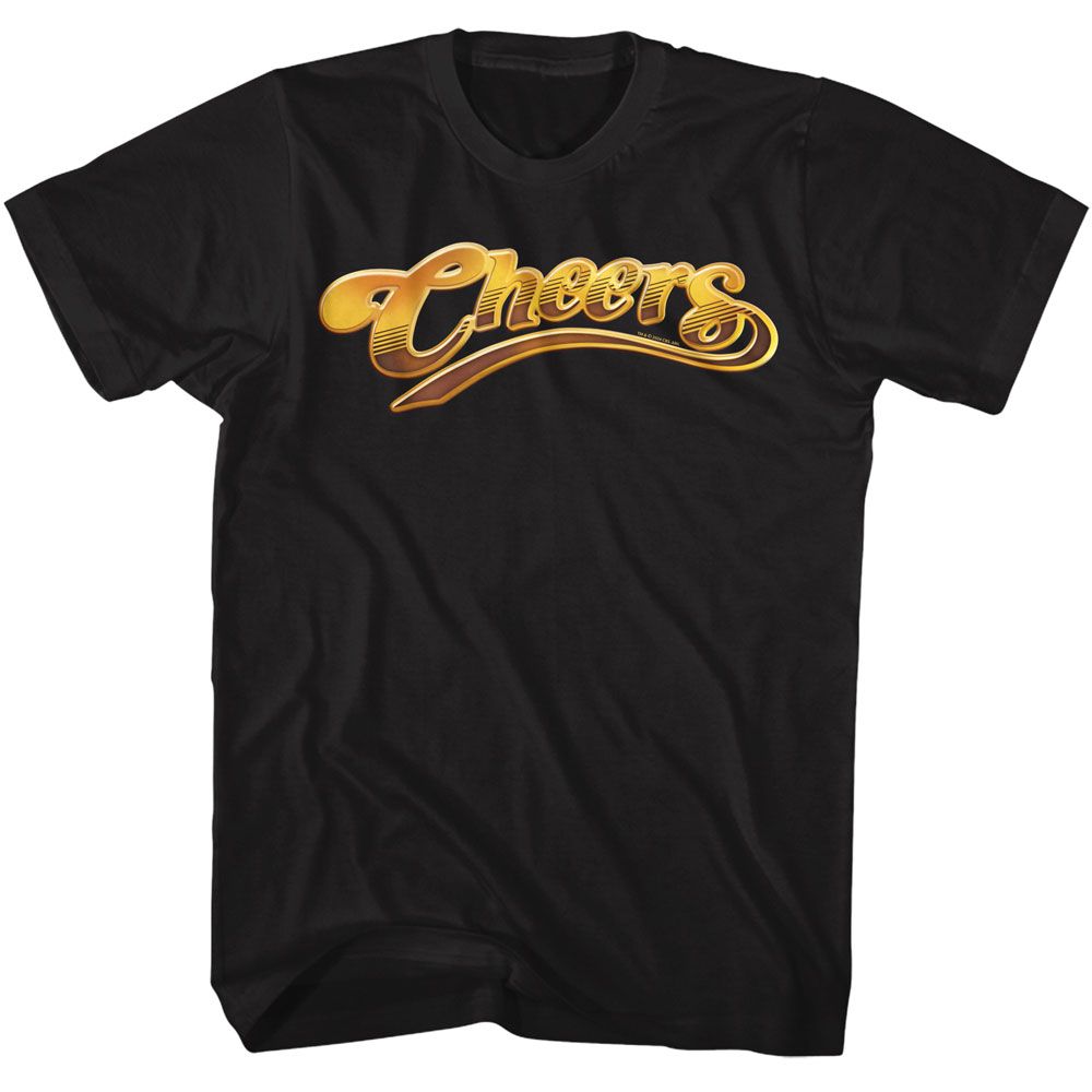 Cheers - Title Logo - American Classics - Adult Short Sleeve T-Shirt - clothing by TeeHivey.com (Image 1)