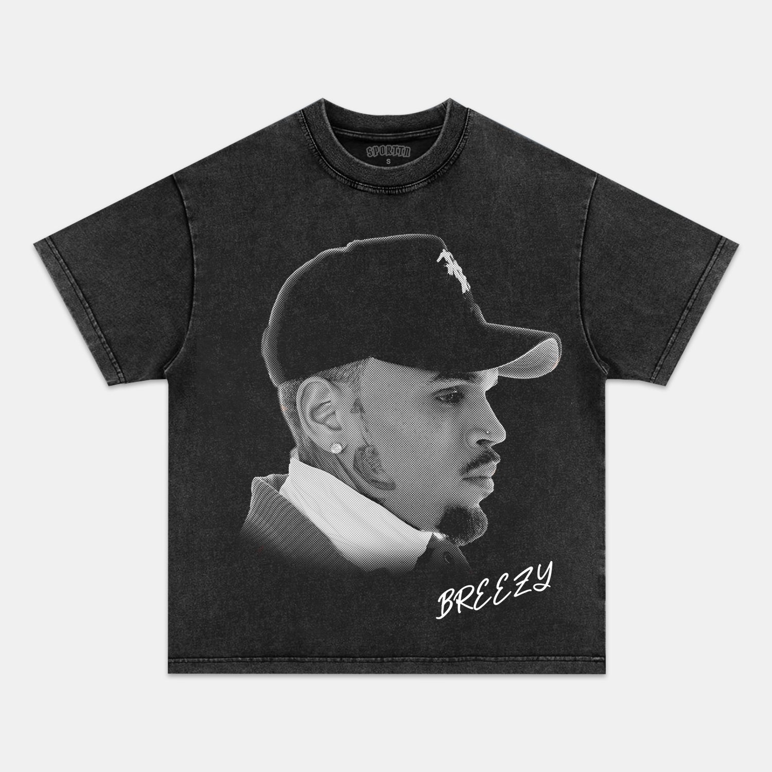 CHRIS BROWN BIG FACE TEE Style001 - clothing by TeeHivey.com (Image 4)