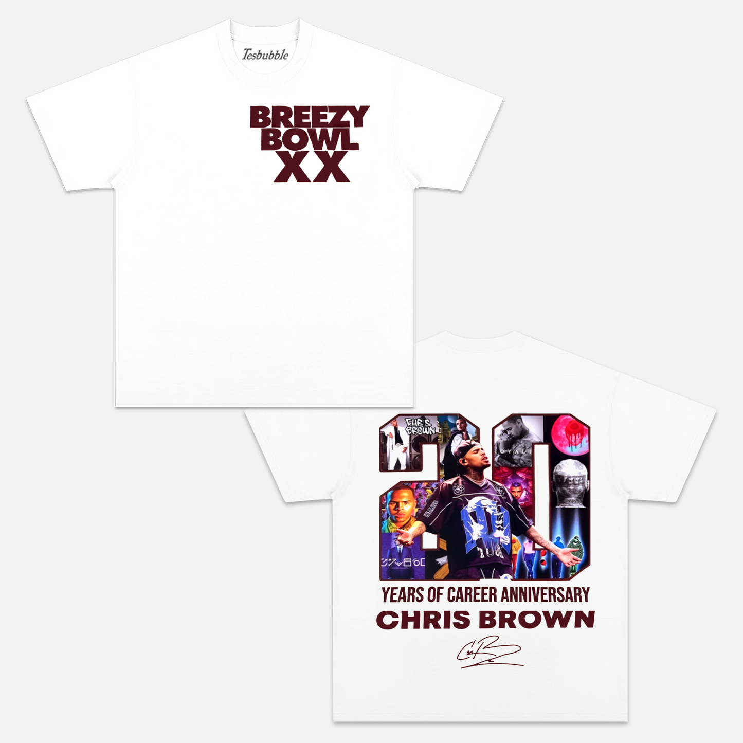 CHRIS BROWN 2.0 TEE Style003 - clothing by TeeHivey.com (Image 2)