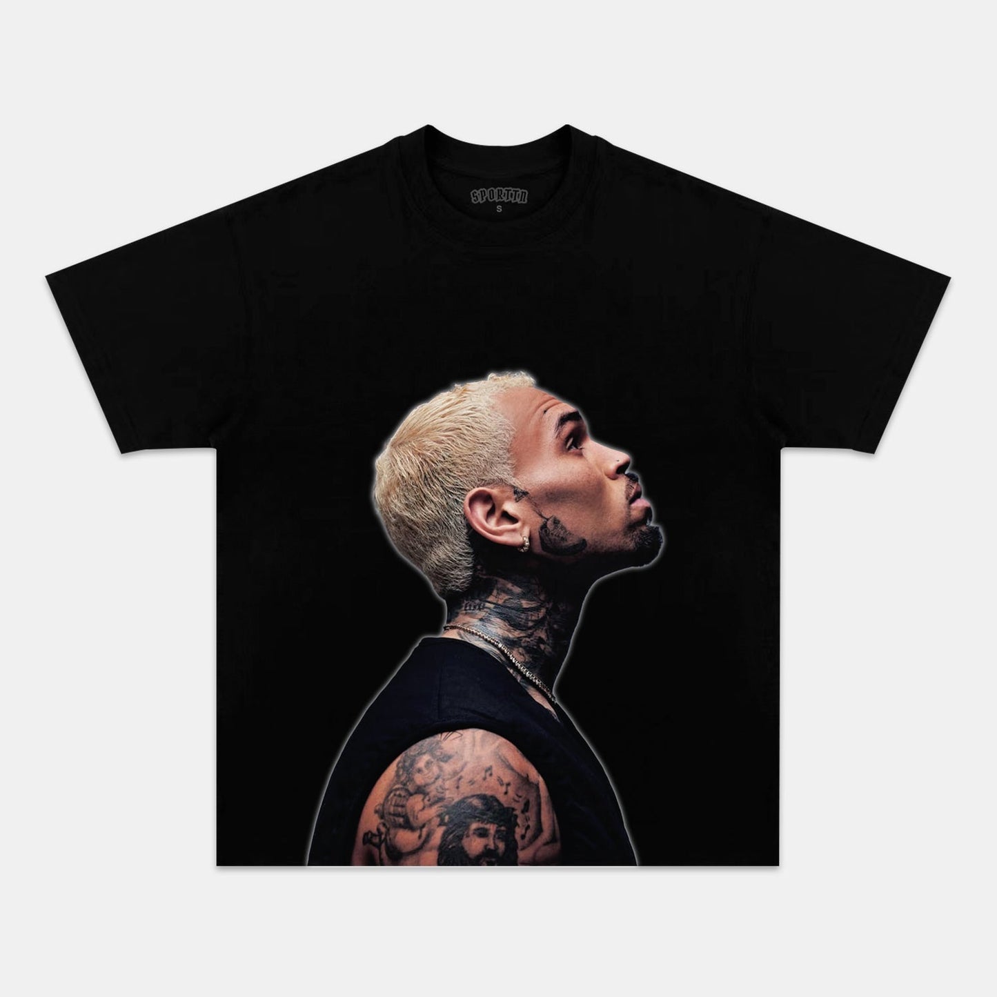 CHRIS BROWN 2025 BIG FACE V2 TEE - clothing by TeeHivey.com (Image 1)