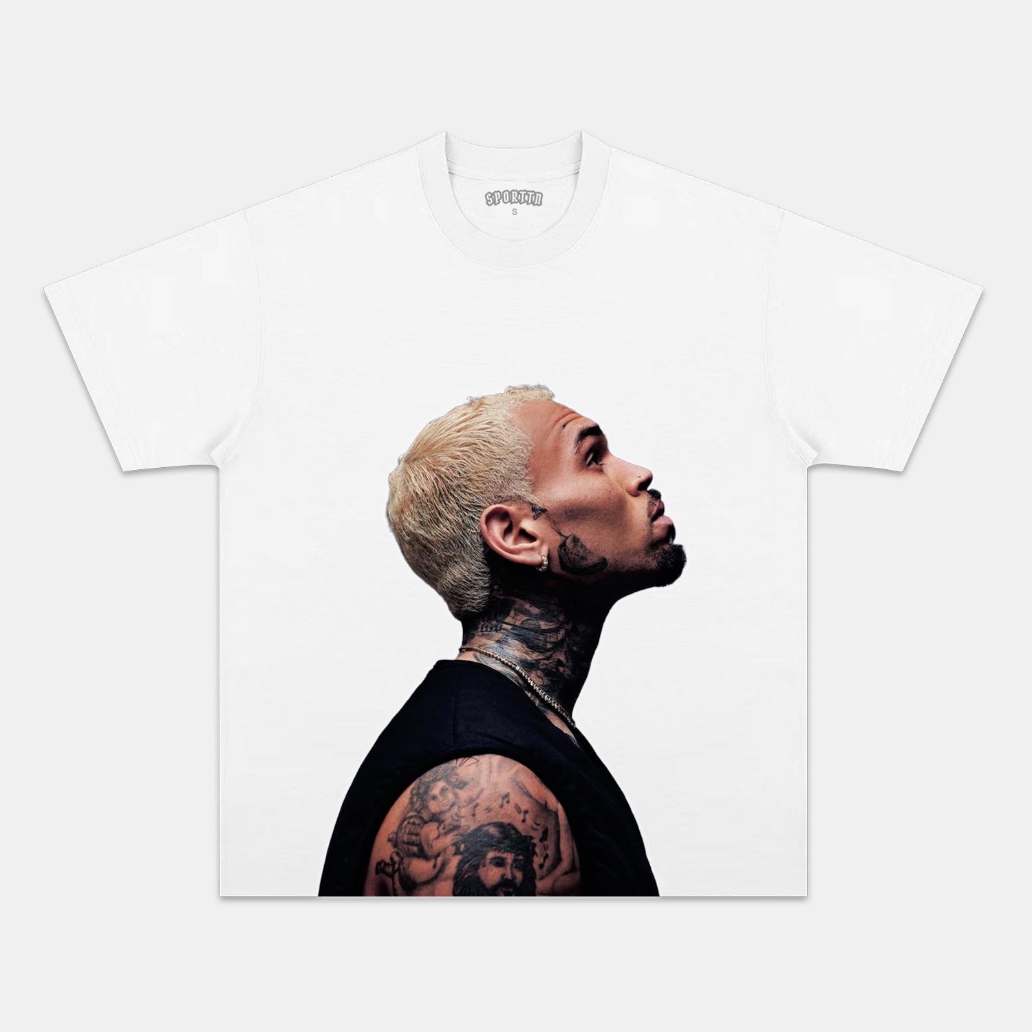 CHRIS BROWN 2025 BIG FACE V2 TEE - clothing by TeeHivey.com (Image 3)