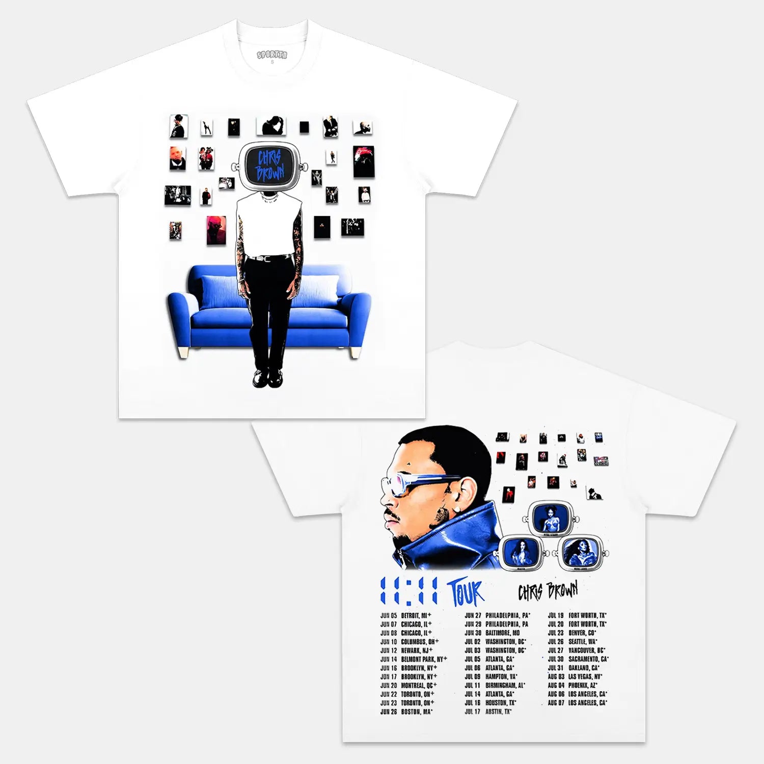 NEW CHRIS BROWN TEE - clothing by TeeHivey.com (Image 1)