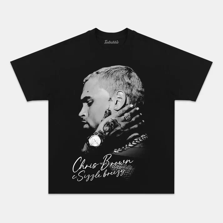 CHRIS BROWN BIG FACE V3 TEE - clothing by TeeHivey.com (Image 3)