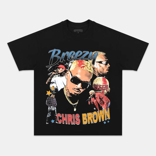 2024 CHRIS BROWN V5 VINTAGE TEE Style001