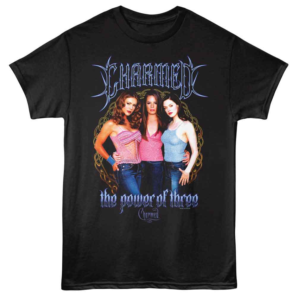 Charmed - Edgy And Pastel - American Classics - Solid Black Adult Short Sleeve T-Shirt - clothing by TeeHivey.com (Image 1)