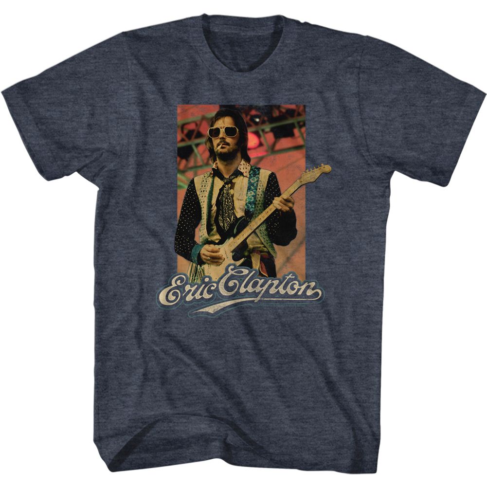 Eric Clapton - Sunglasses - Short Sleeve - Heather - Adult - T-Shirt - clothing by TeeHivey.com