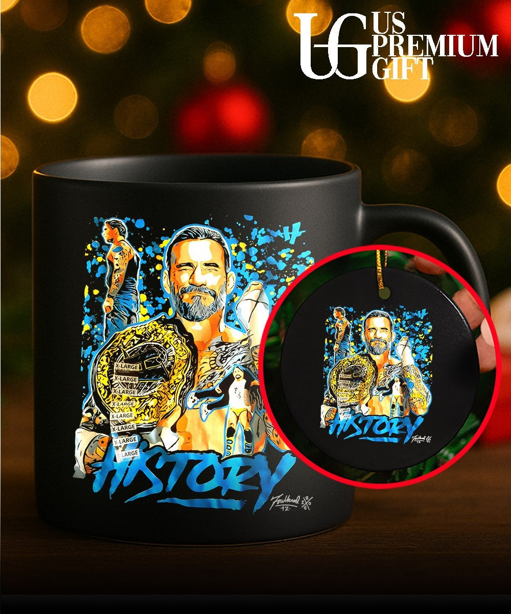 CM Punk AEW World Champion History shirt