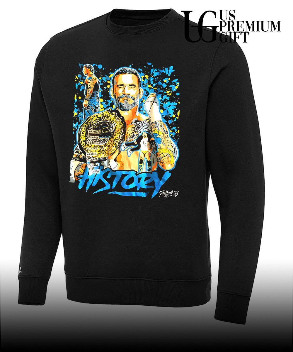 CM Punk AEW World Champion History shirt