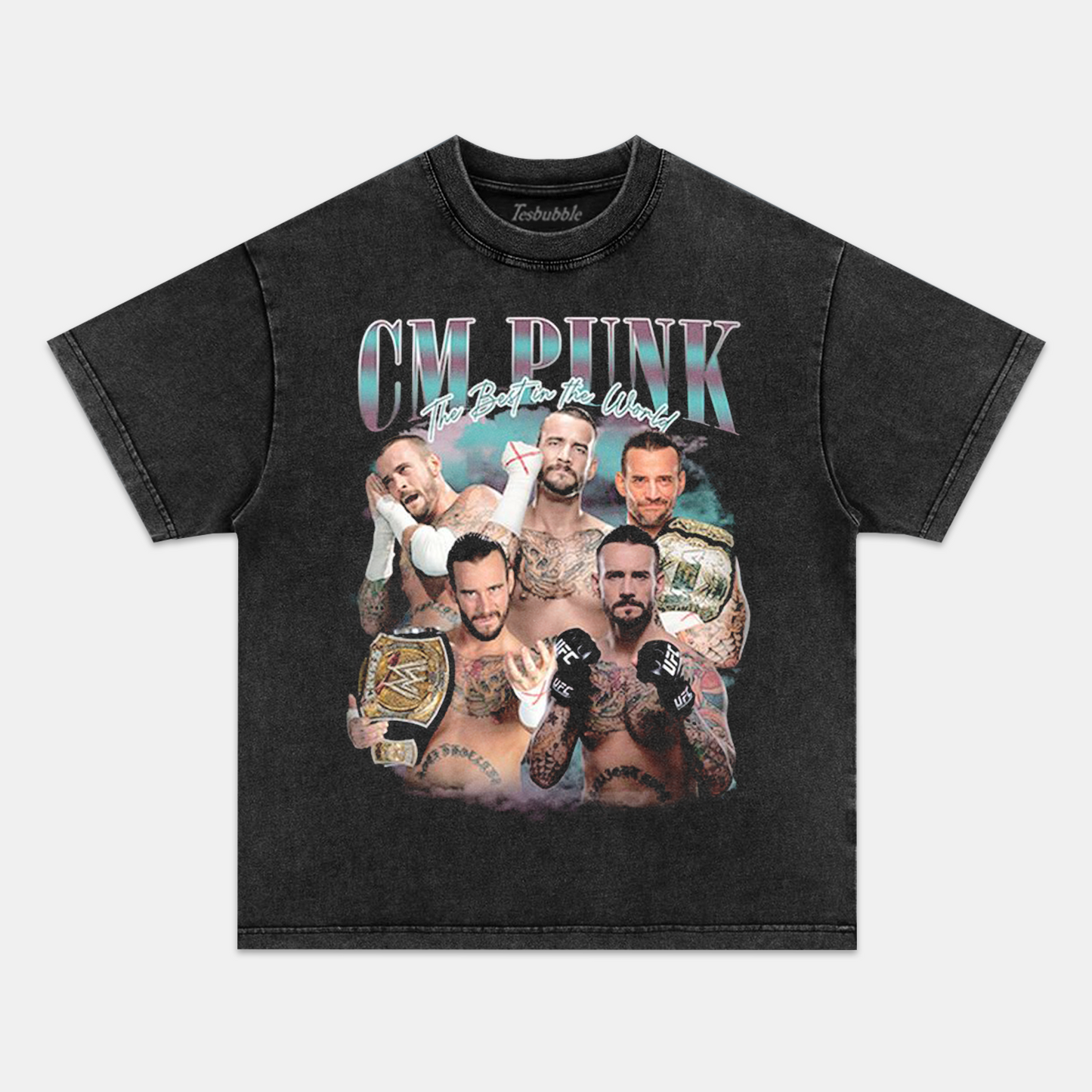 CM PUNK TEE Style001 - clothing by TeeHivey.com (Image 2)