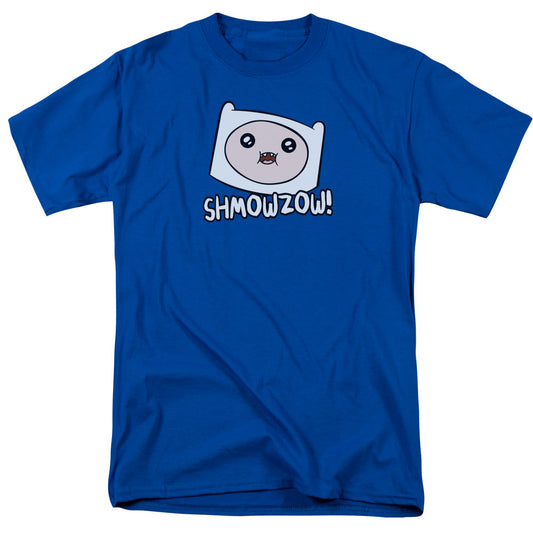 Adventure Time Shmowzow Mens T Shirt Royal