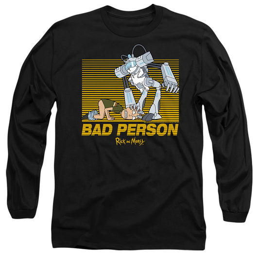 Rick And Morty - Bad Person - Adult Long Sleeve T-Shirt